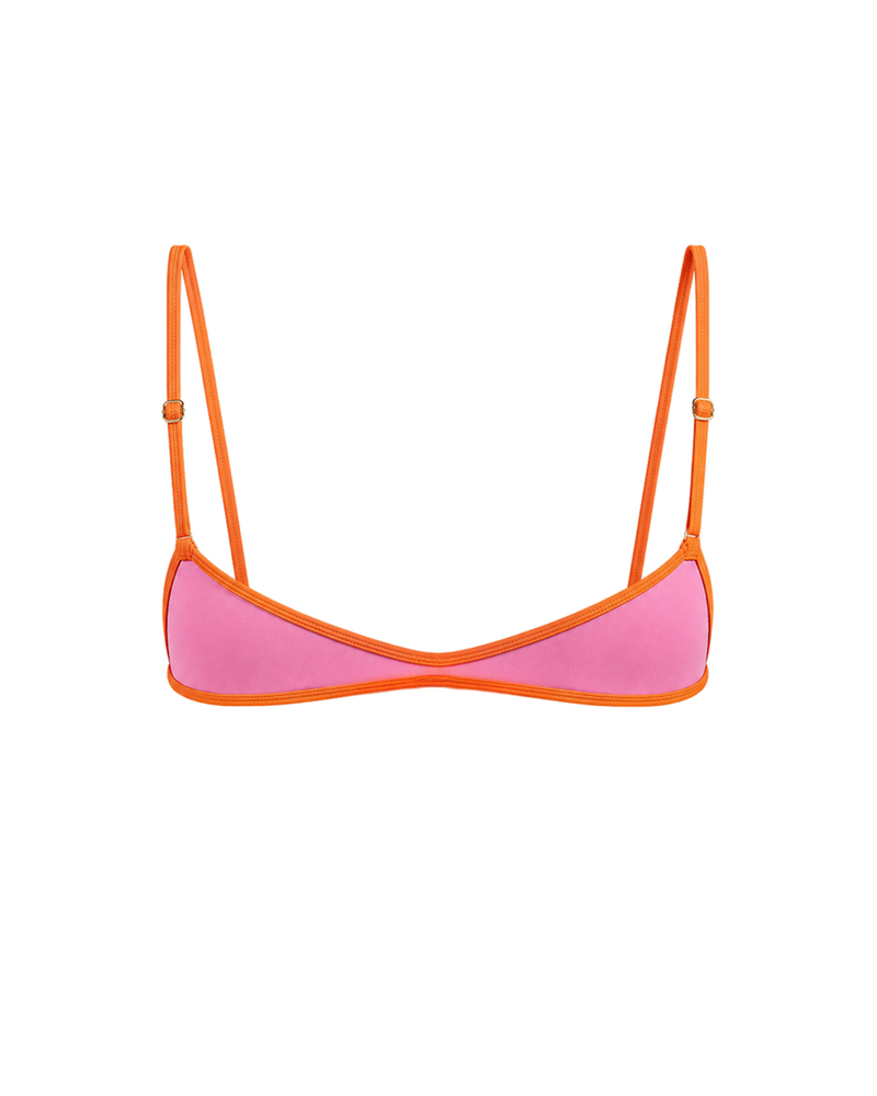 TOP TAYRONA Rosa + Naranja