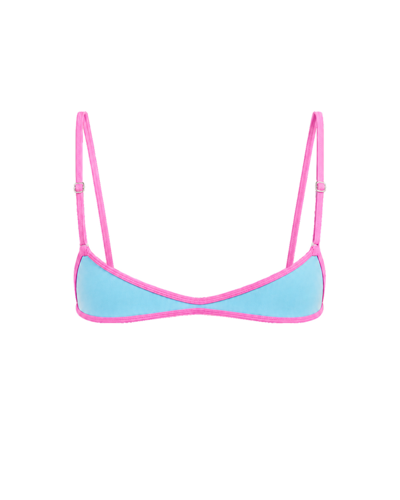 TOP TAYRONA Celeste + Rosa
